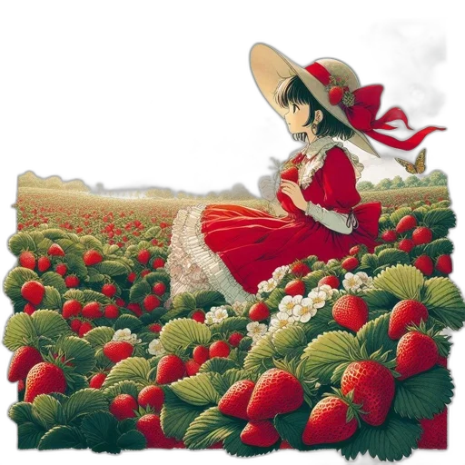 flower, dress, hat, food transparent PNG cut-out