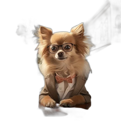 staff, animal, creature, jacket transparent PNG cut-out