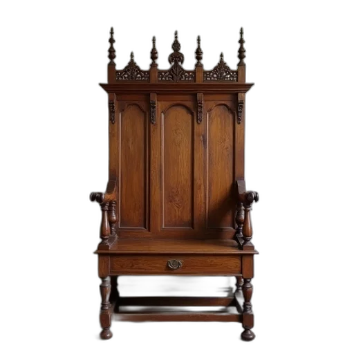 furniture, crown, staff, antique transparent PNG cut-out