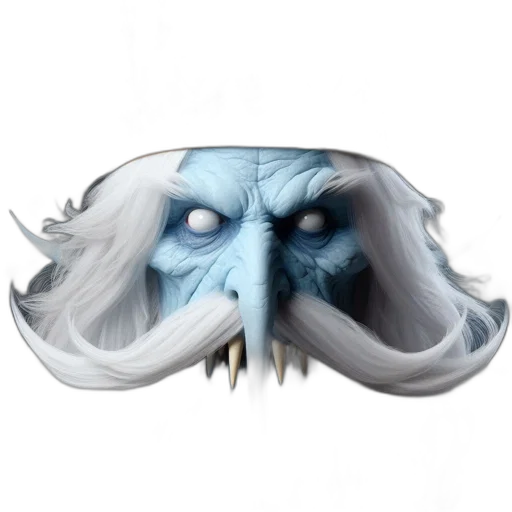 mask, face, creature, hair transparent PNG cut-out