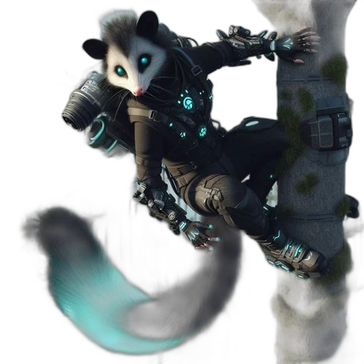 creature, animal, dragon, staff transparent PNG cut-out