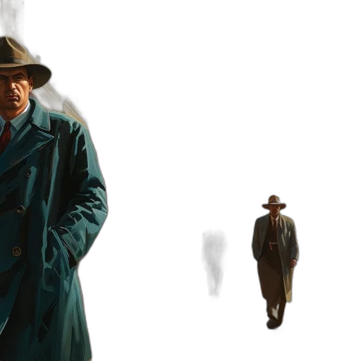hat, jacket, concept art, comic book art transparent PNG cut-out