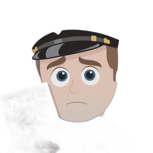 staff, face, mask, hat transparent PNG cut-out