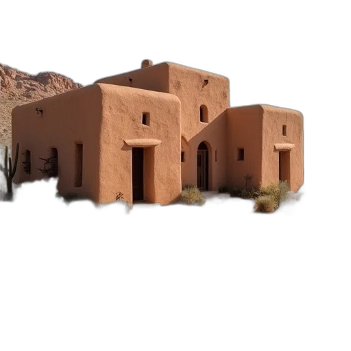 building, 3d render, concept art, photorealistic transparent PNG cut-out