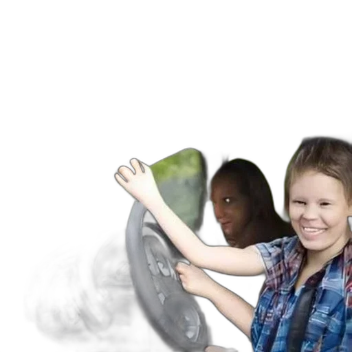 weapon, car, hair, staff transparent PNG cut-out
