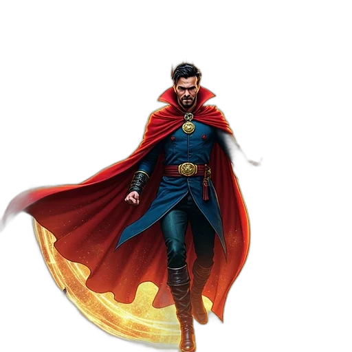 concept art, comic book art, fantasy art, 3d render transparent PNG cut-out