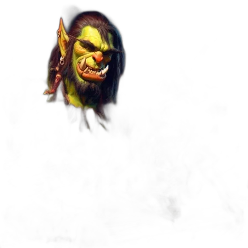 mask, face, creature, staff transparent PNG cut-out