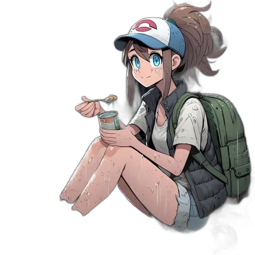 hat, creature, bottle, dress transparent PNG cut-out