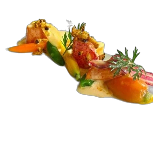 food, photorealistic, 3d render, gourmet transparent PNG cut-out
