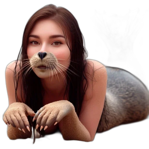 animal, creature, staff, hair transparent PNG cut-out