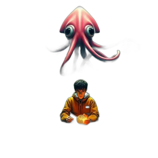 creature, animal, staff, mask transparent PNG cut-out