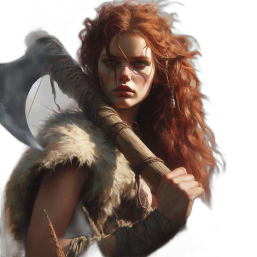 fantasy art, concept art, comic book art, photorealistic transparent PNG cut-out