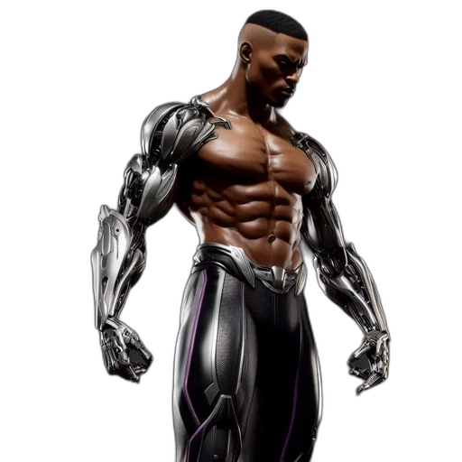robot, concept art, 3d render, comic book art transparent PNG cut-out