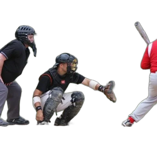 baseball, player, red, shirt transparent PNG cut-out