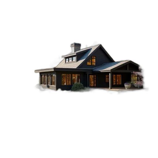 building, furniture, 3d render, photorealistic transparent PNG cut-out