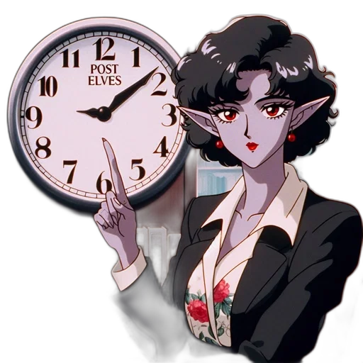 anime, concept art, vaporwave, cartoon transparent PNG cut-out
