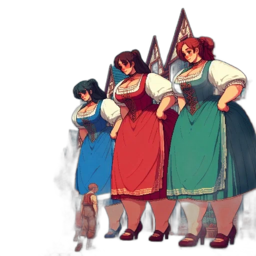dress, staff, concept art, fantasy art transparent PNG cut-out