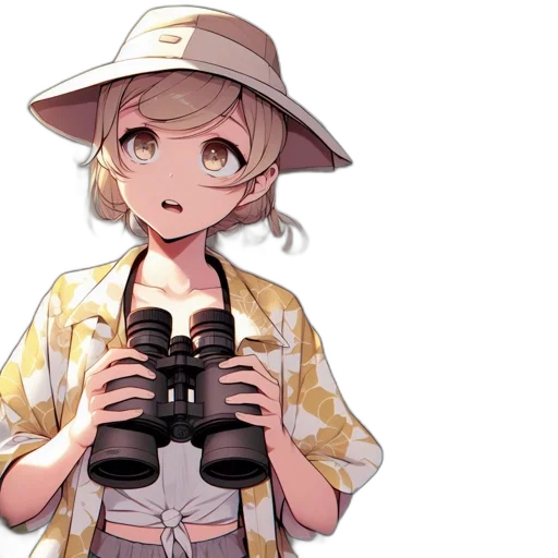 hat, weapon, staff, flower transparent PNG cut-out