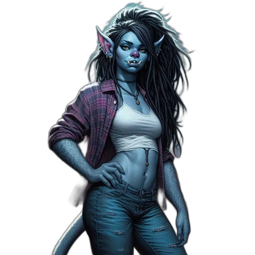 creature, concept art, comic book art, fantasy art transparent PNG cut-out