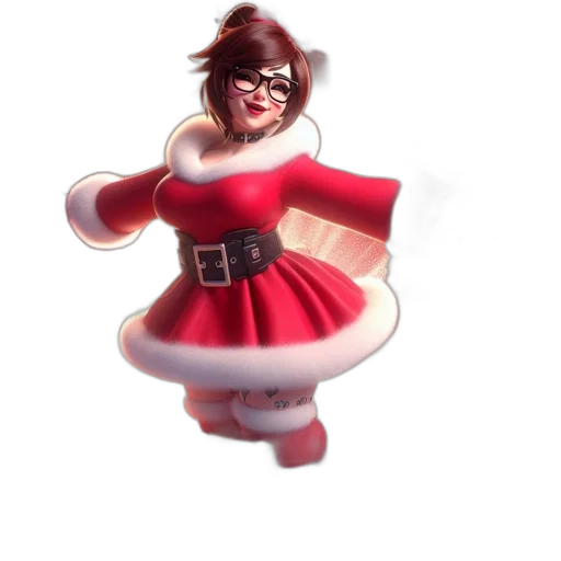 dress, staff, 3d render, concept art transparent PNG cut-out