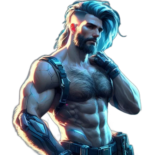 hair, weapon, jacket, animal transparent PNG cut-out