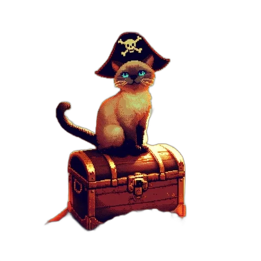 staff, hat, fantasy art, pixel art transparent PNG cut-out