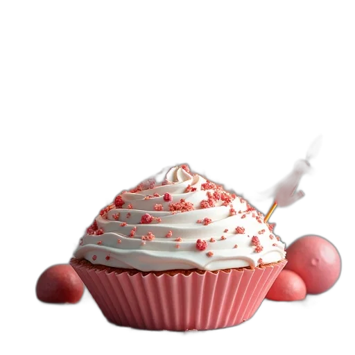 food, hat, 3d render, photorealistic transparent PNG cut-out