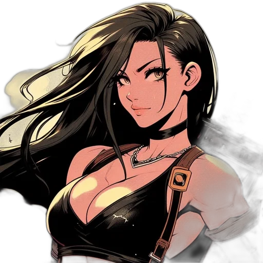 comic book art, anime, concept art, fantasy art transparent PNG cut-out