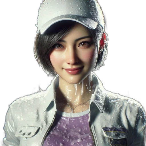 face, jacket, hat, robot transparent PNG cut-out
