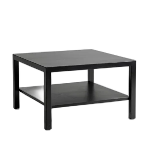 furniture, 3d render, monochrome, black transparent PNG cut-out