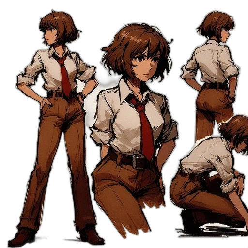 jacket, staff, weapon, concept art transparent PNG cut-out