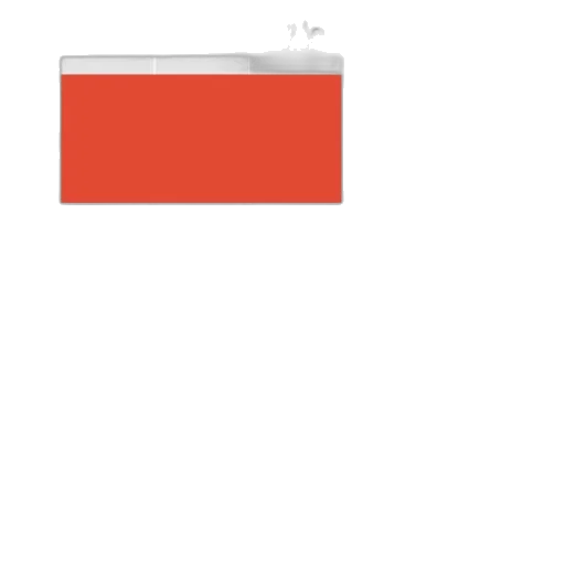 staff, 3d render, red, monochrome transparent PNG cut-out