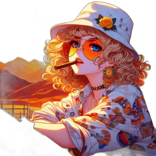 face, dress, hat, mask transparent PNG cut-out