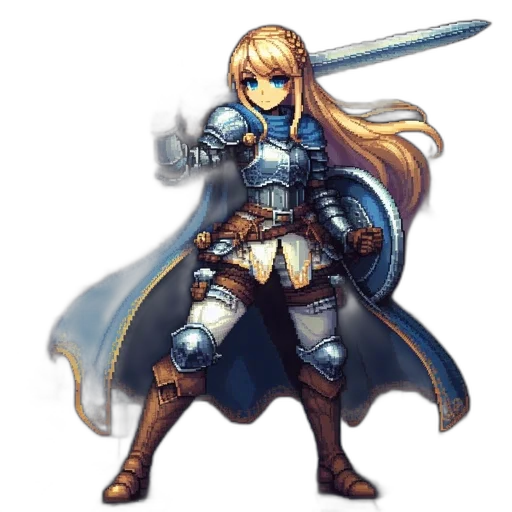 sword, weapon, staff, pixel art transparent PNG cut-out