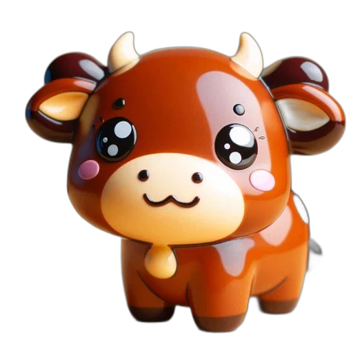 animal, creature, face, 3d render transparent PNG cut-out