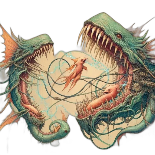 dragon, creature, animal, mask transparent PNG cut-out