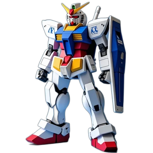 robot, weapon, concept art, 3d render transparent PNG cut-out