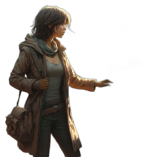 jacket, concept art, 3d render, photorealistic transparent PNG cut-out