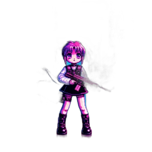 weapon, staff, sword, robot transparent PNG cut-out