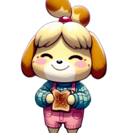 staff, animal, jacket, pixel art transparent PNG cut-out