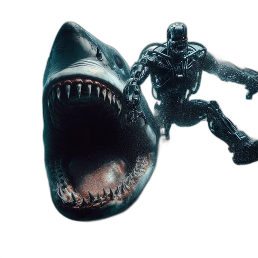 creature, concept art, 3d render, underwater transparent PNG cut-out