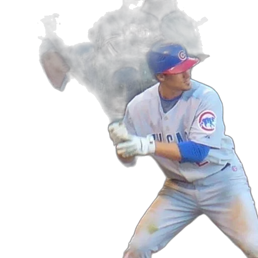 photorealistic, fire, baseball, player transparent PNG cut-out
