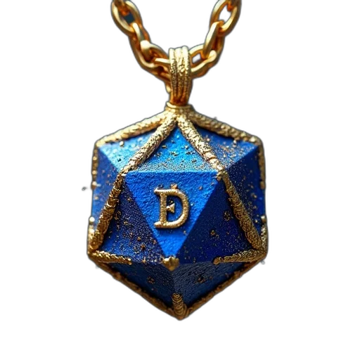 jewelry, staff, 3d render, blue transparent PNG cut-out