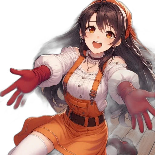 staff, weapon, robot, dress transparent PNG cut-out