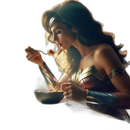 comic book art, concept art, fantasy art, photorealistic transparent PNG cut-out