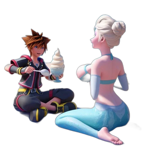 concept art, 3d render, pixel art, fantasy art transparent PNG cut-out