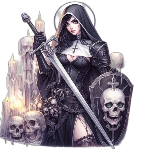sword, weapon, staff, fantasy art transparent PNG cut-out