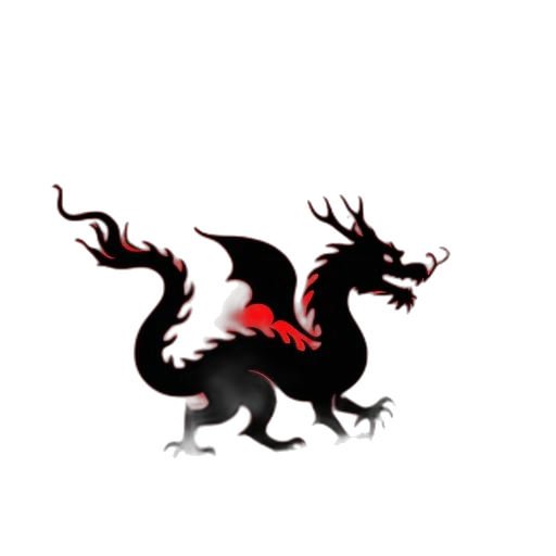 dragon, staff, animal, creature transparent PNG cut-out