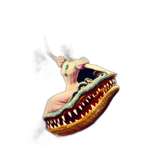 dragon, creature, mask, food transparent PNG cut-out