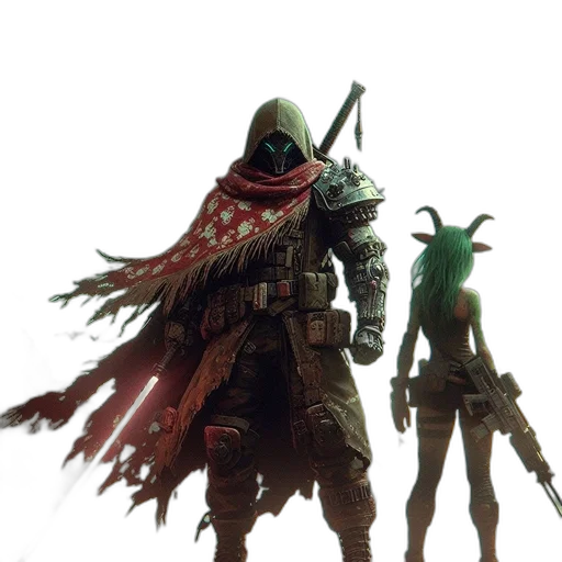 weapon, sword, staff, mask transparent PNG cut-out